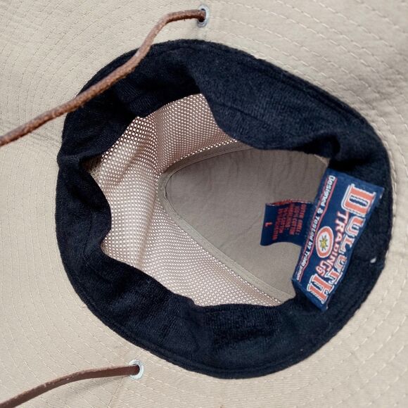 Duluth Trading Bucket Hat Size LARGE Boonie Sun Vented Chin Strap Hike Hunt Fish - Picture 8 of 9